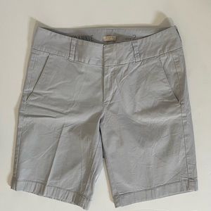 Womens J. Crew Frankie Bermuda Stretch Shorts Size 2